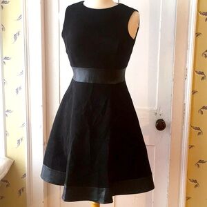 Calvin Klein poly suede dress